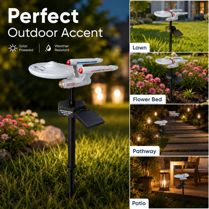 Outdoor Lighting Gazebo - Садовый светильник Star Trek USS Enterprise