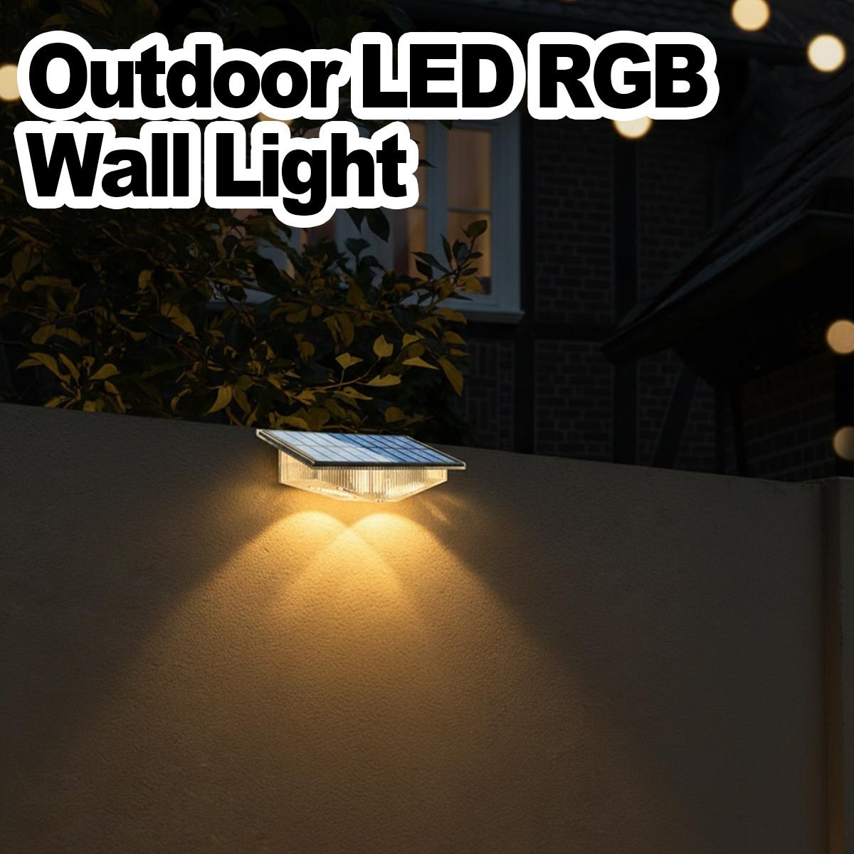 Outdoor Yard Lighting Fixtures - 4 шт. солнечных светильников для забора,