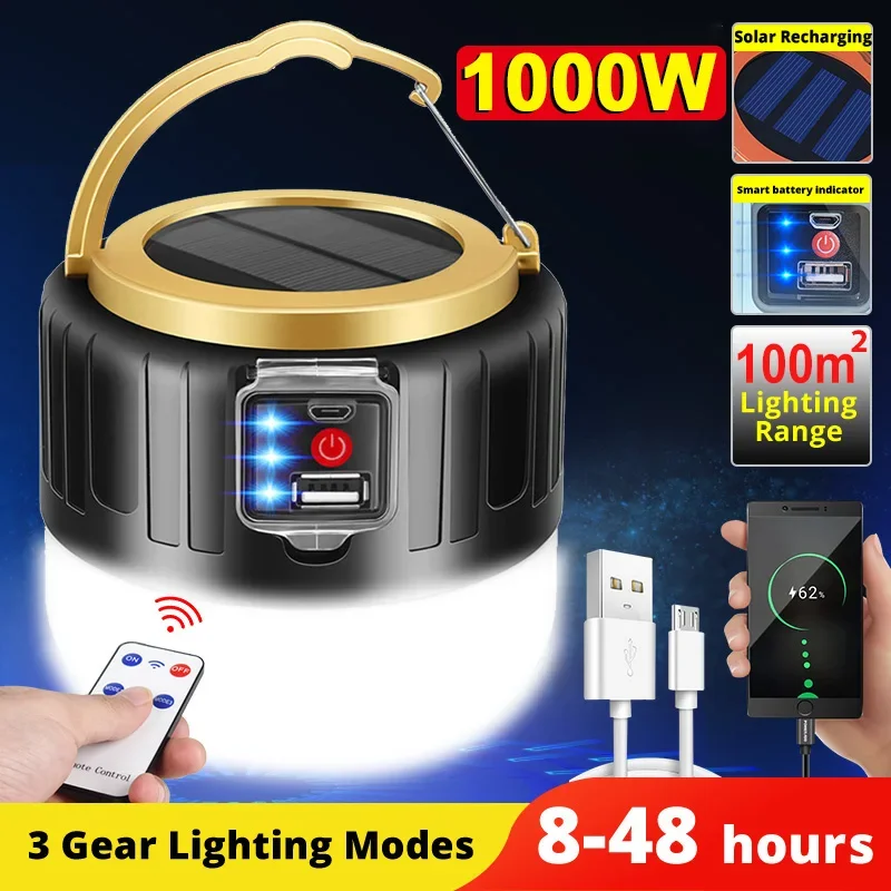 Outdoor Lighting Solar Panel - Светодиодный солнечный светильник для кемпинга Power