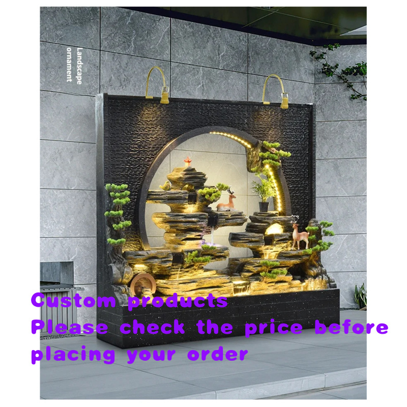 Outdoor Zen Lighting - Настенный фонтан для помещений и улицы,