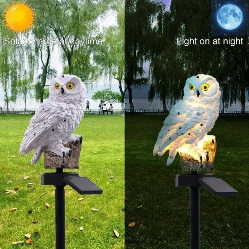 Outdoor Lighting Solar Panel - Лампа в форме Совы наружная Напольная