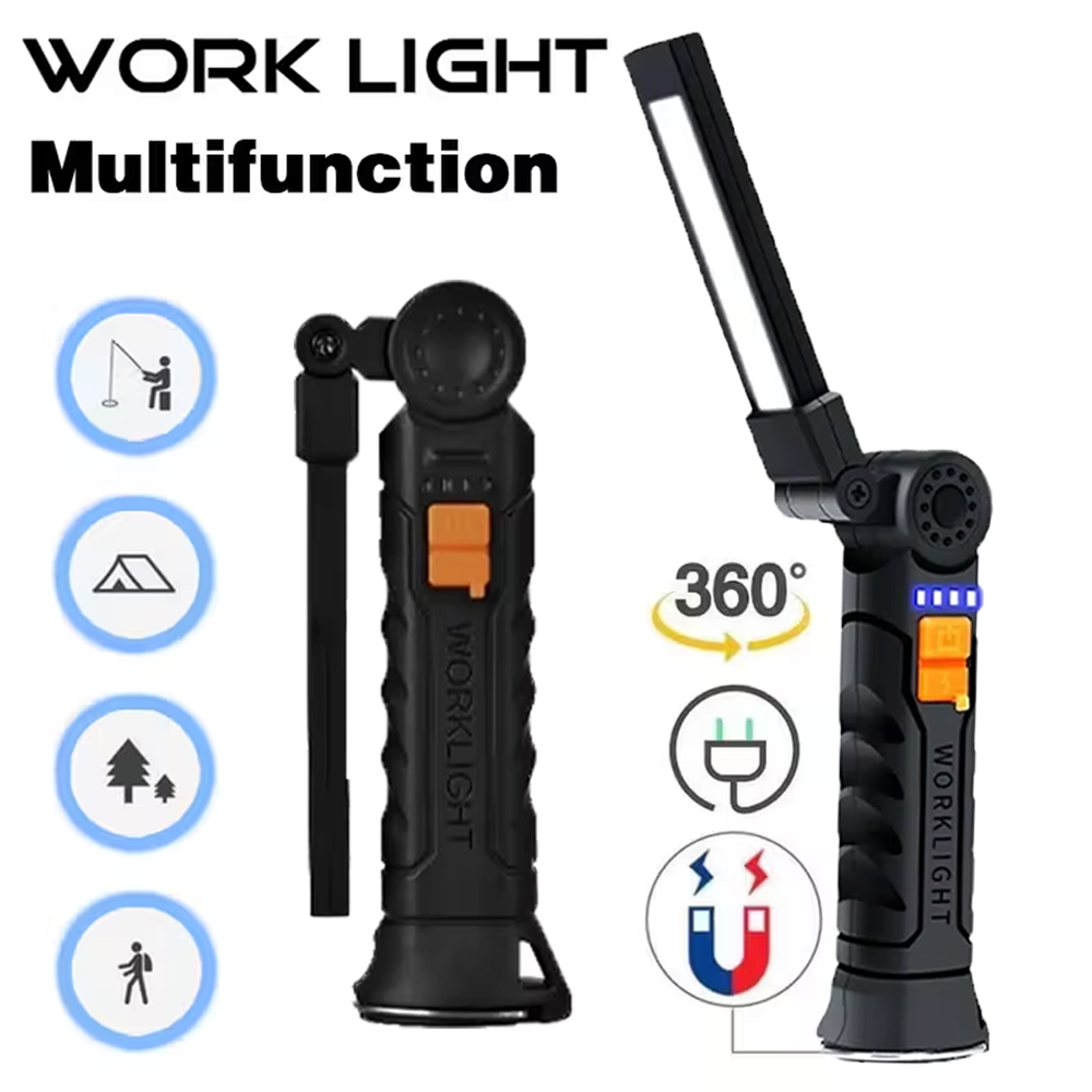 Outdoor Lighting Electric - Портативный светодиодный фонарик COB, перезаряжаемый через