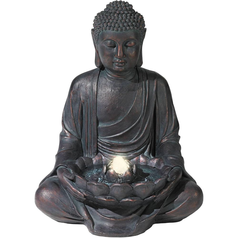 Outdoor Zen Lighting - Медитирующий Будда, 24 дюйма, высокий, большой,