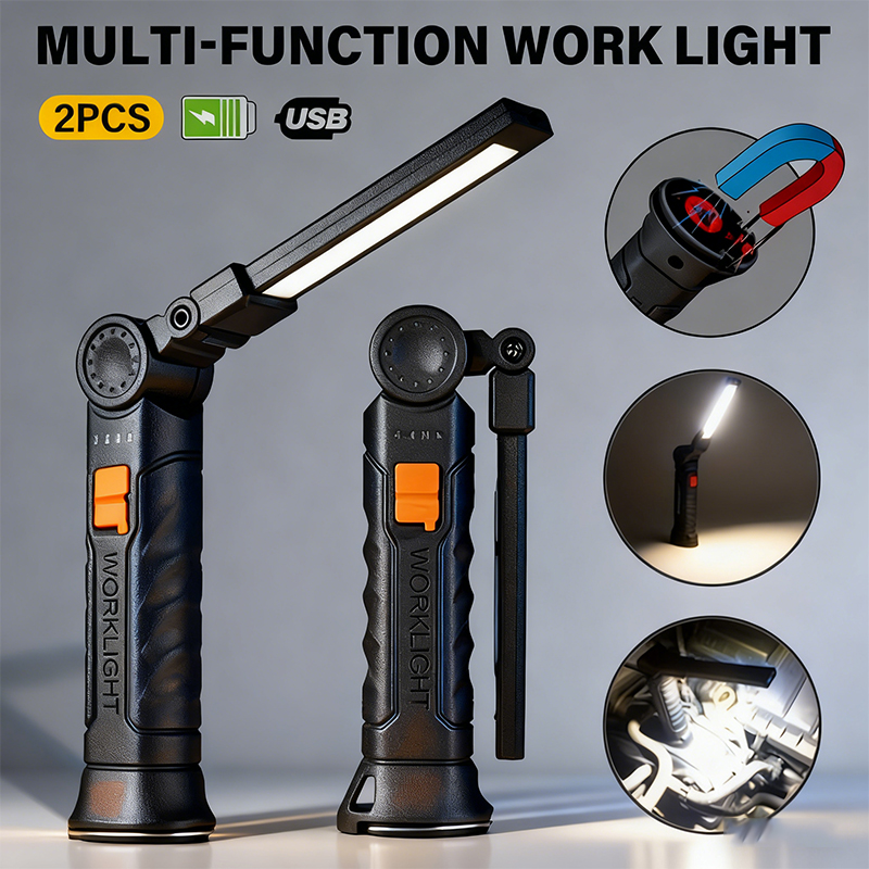 Outdoor Lighting Electric - Портативный светодиодный фонарик COB, перезаряжаемый через