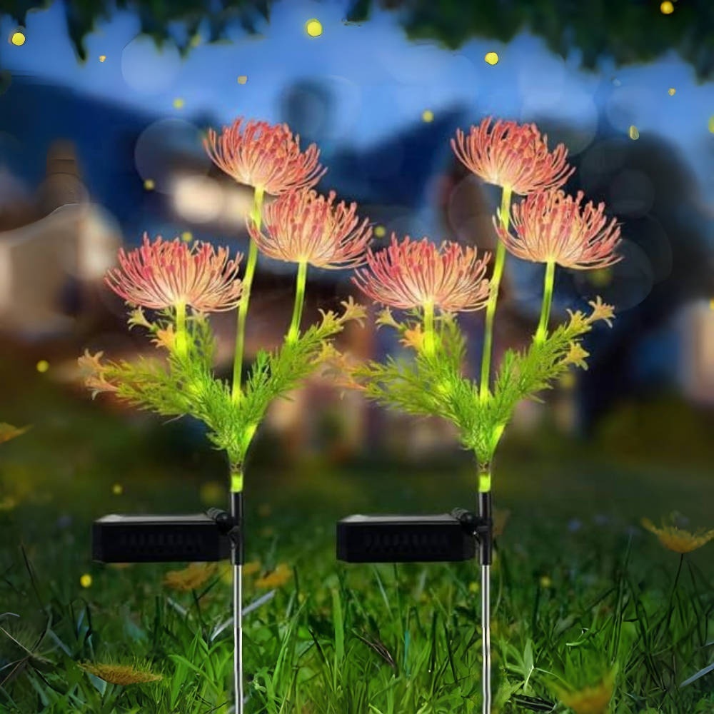 Outdoor Lighting For Backyard - Солнечные декоративные светильники в форме цветов,