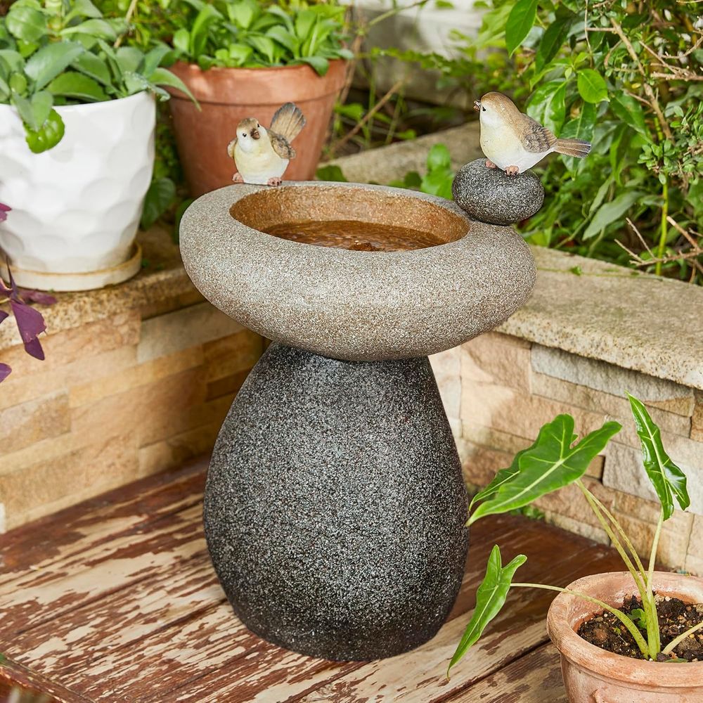 Outdoor Zen Lighting - Фонтан для улицы 20,75 дюймов (высота)