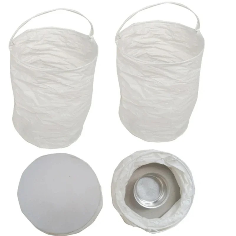 Outdoor Lighting Year Round - 4 шт. белых прямых цилиндрических бумажных