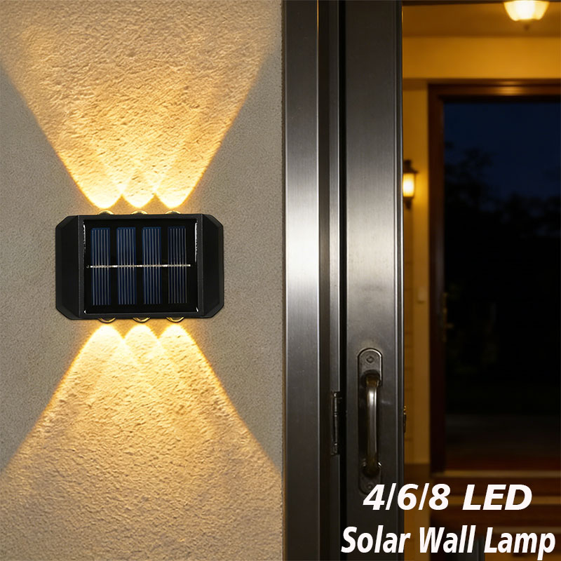 Xl Outdoor Lighting - Солнечный уличный светильник на 4/6/8 светодиодов,