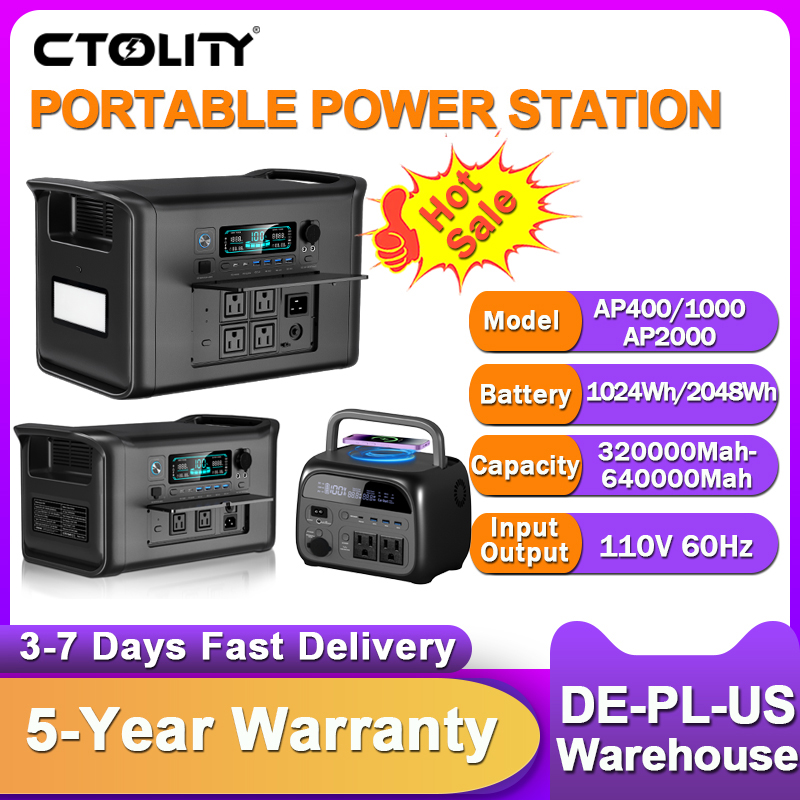Xl Outdoor Lighting - Портативная электростанция CTOLITY 2400 Вт, генератор