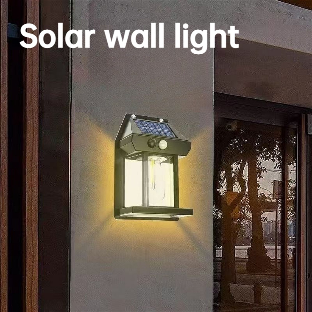 Outdoor Yard Lighting Fixtures - Солнечный светодиодный настенный светильник (1 шт.),