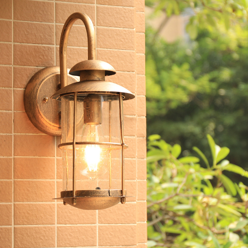 Outdoor Yard Lighting Fixtures - Винтажный настенный светильник E27, черный/бронзовый, светодиодный,