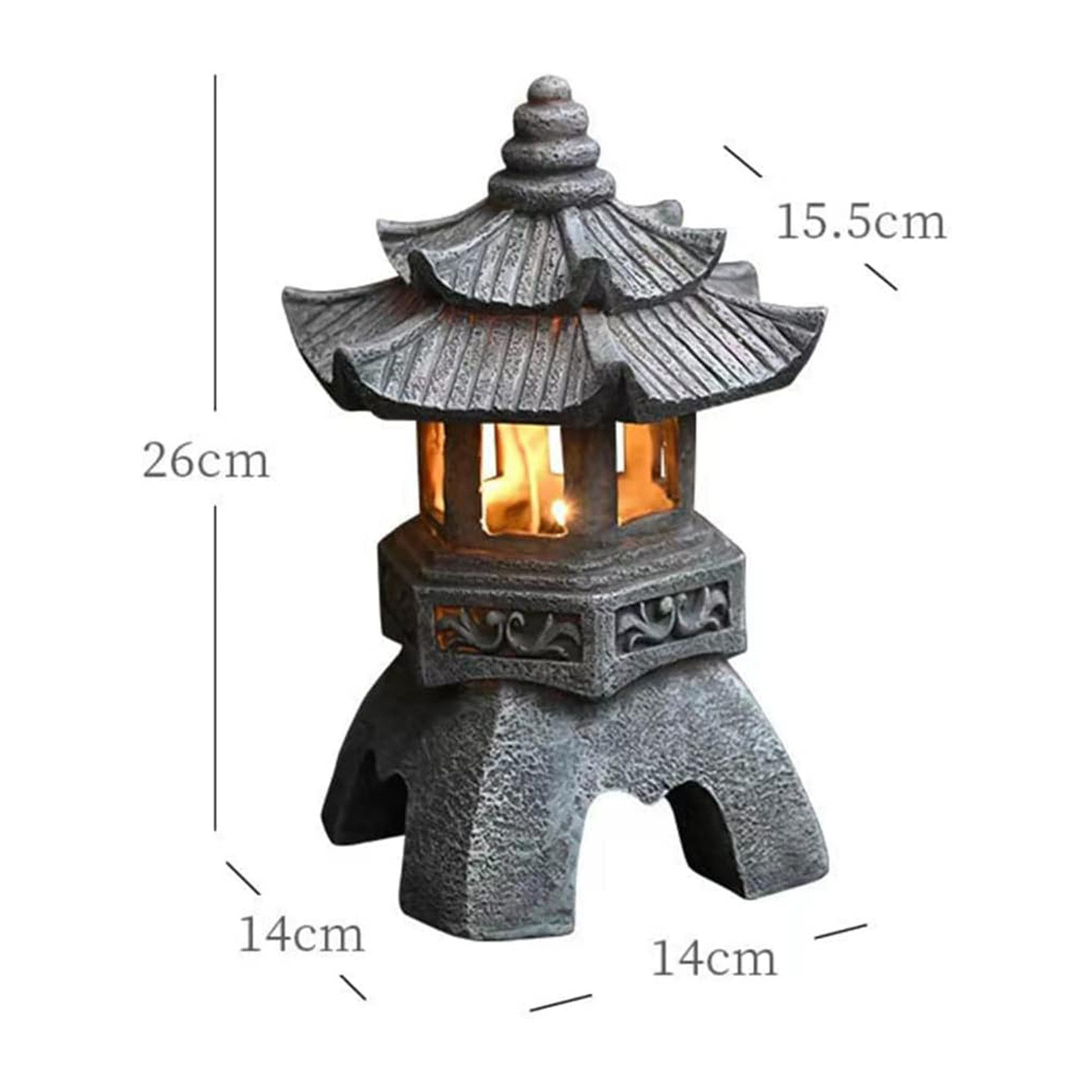 Статуи пагоды, уличная статуя  – обзор и цена Outdoor Zen Lighting