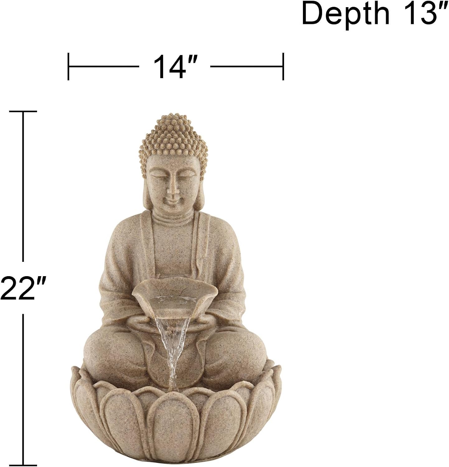22-дюймовый большой фонтан для – обзор и цена Outdoor Zen Lighting