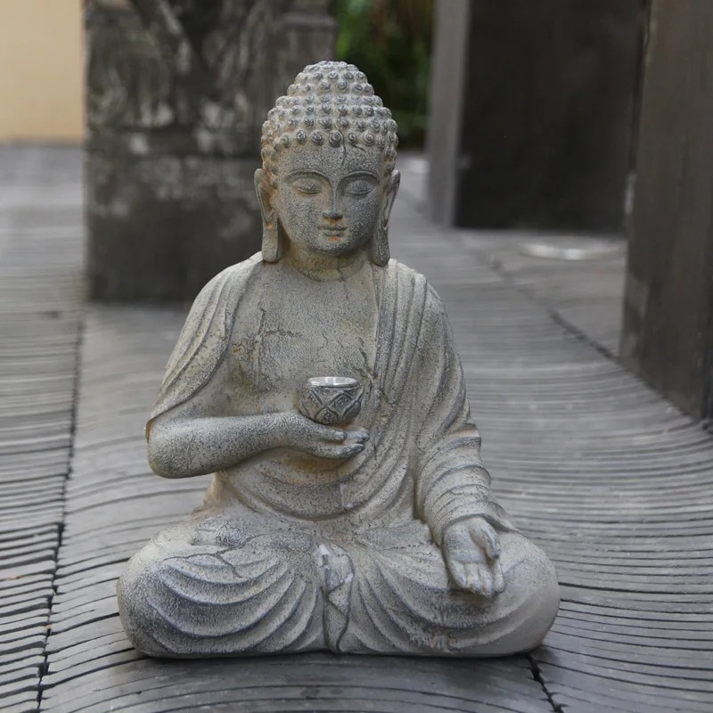 Садовая скульптура Будды из см – обзор и цена Outdoor Zen Lighting