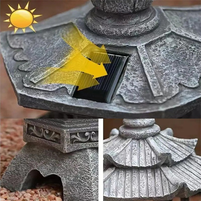 Садовые статуэтки-пагоды на со – обзор и цена Outdoor Zen Lighting