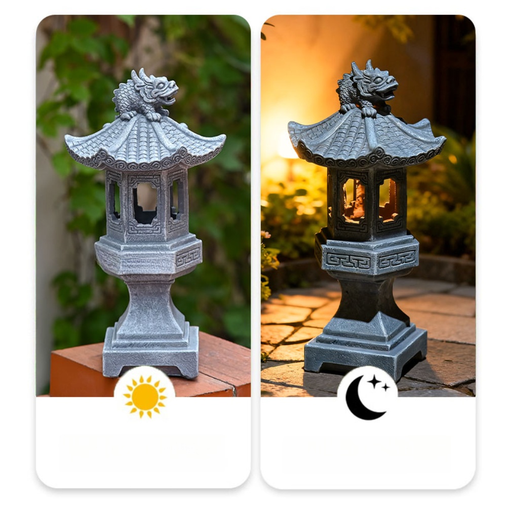 Солнечный фонарь-пагода Zen из – обзор и цена Outdoor Zen Lighting