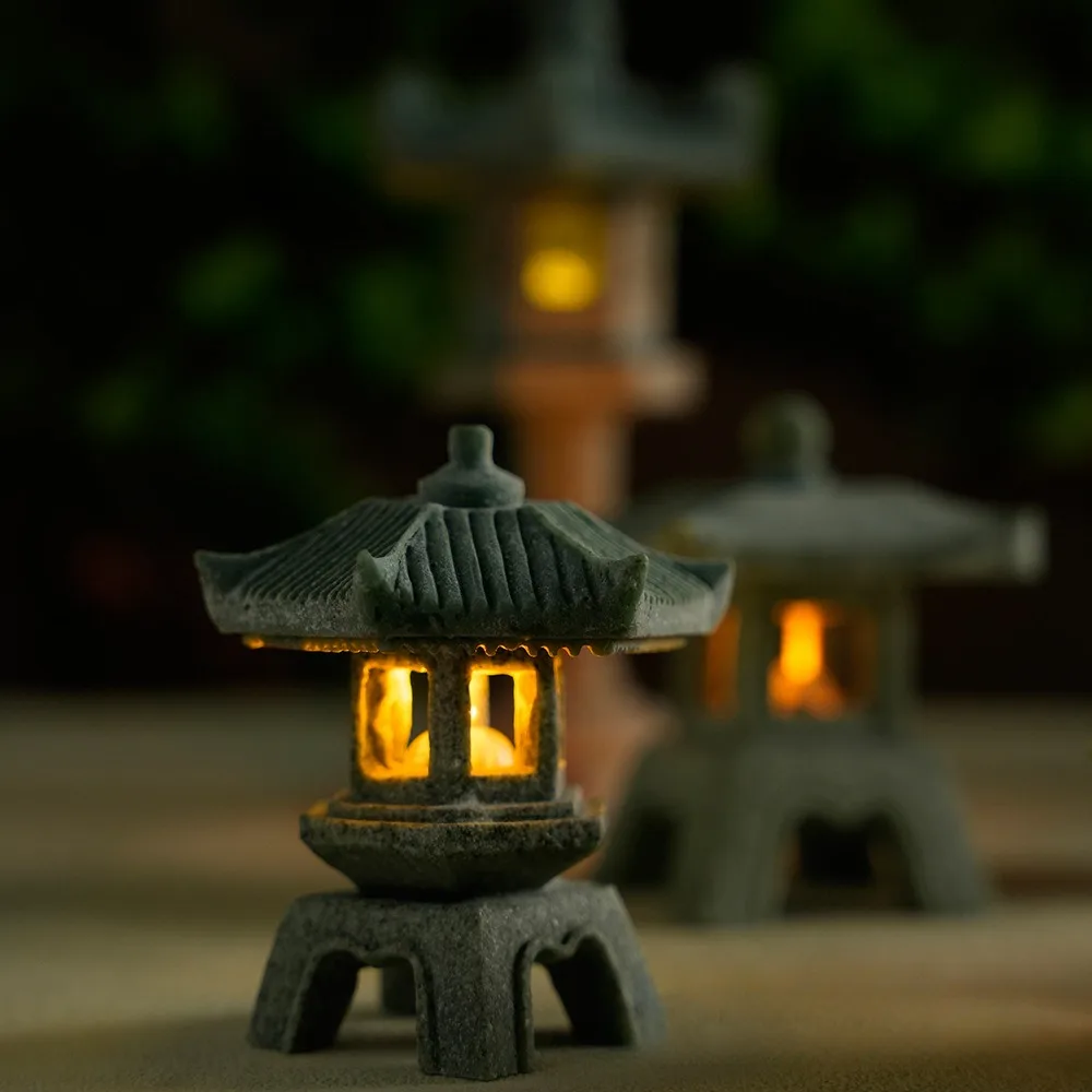 Мини-фонарь-пагода, свет, садо – обзор и цена Outdoor Zen Lighting