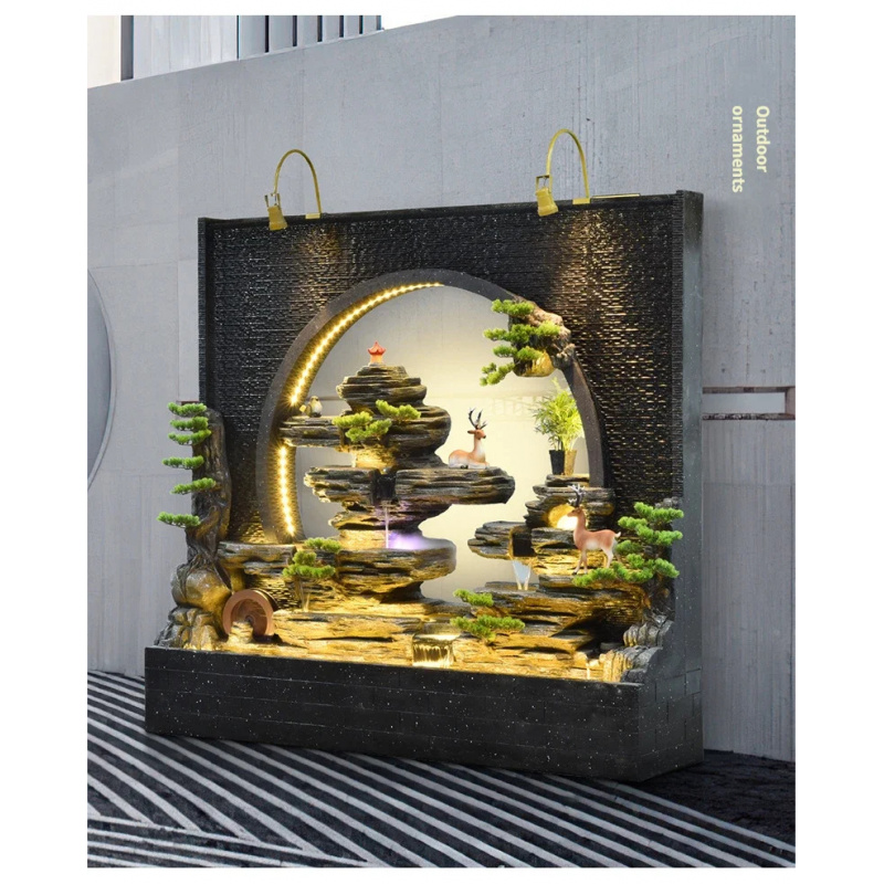 Настенный фонтан для помещений – обзор и цена Outdoor Zen Lighting