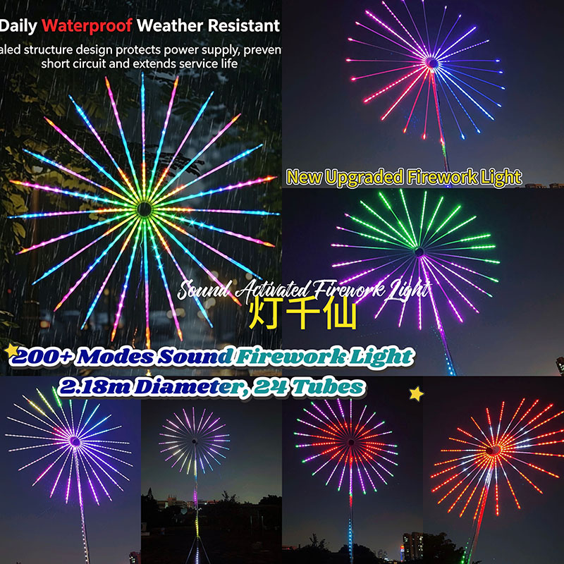 Светильники-фейерверки с актив – обзор и цена Outdoor Lighting Year Round
