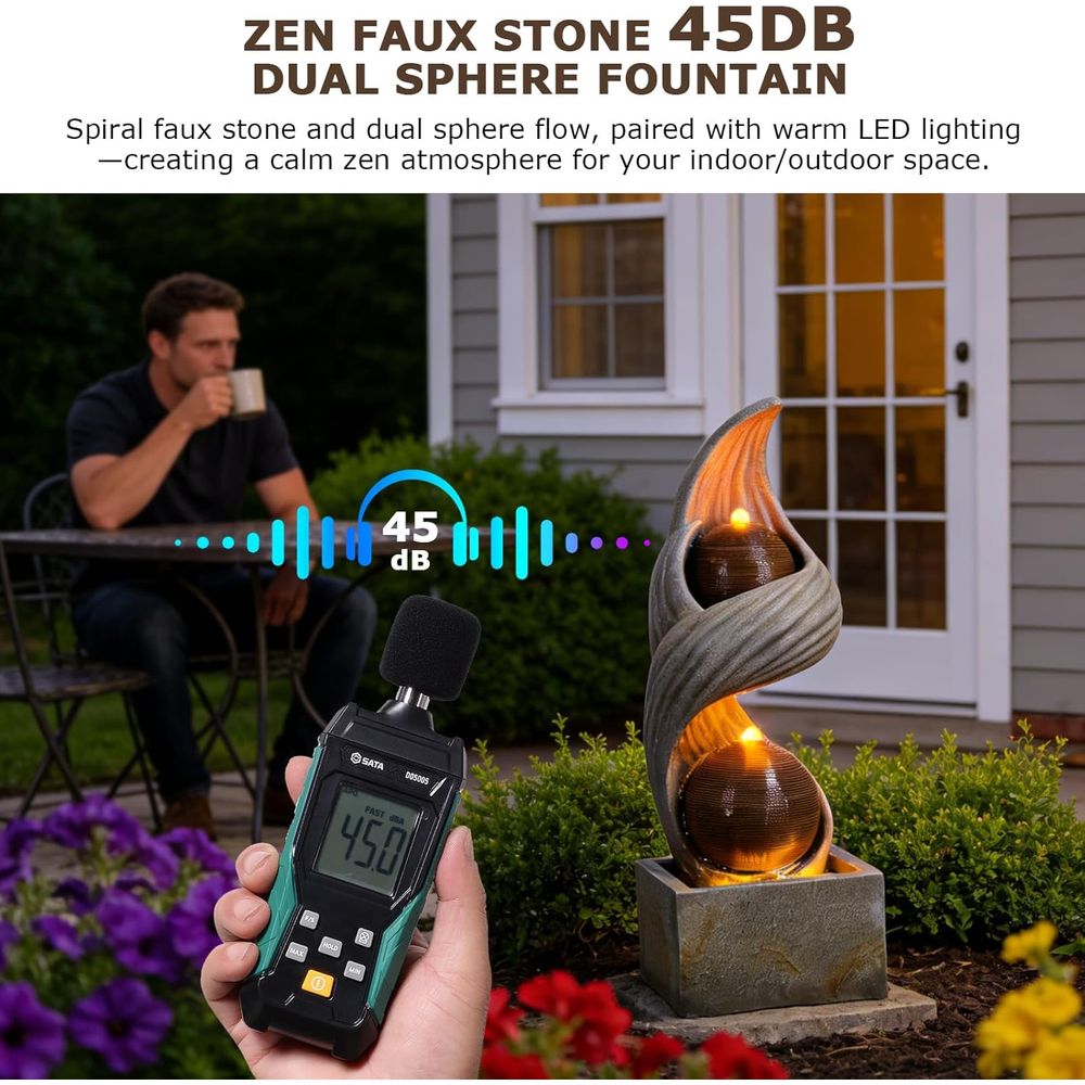 Большой уличный фонтан высотой – обзор и цена Outdoor Zen Lighting