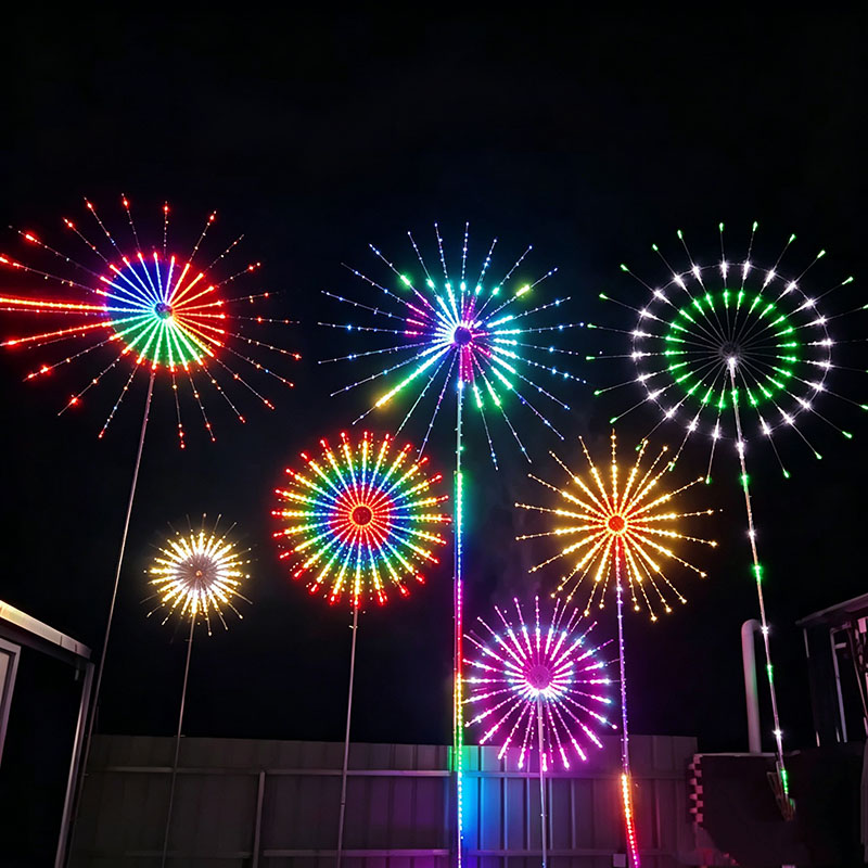 24-трубочная новогодняя RGB-фе – обзор и цена Outdoor Lighting Year Round