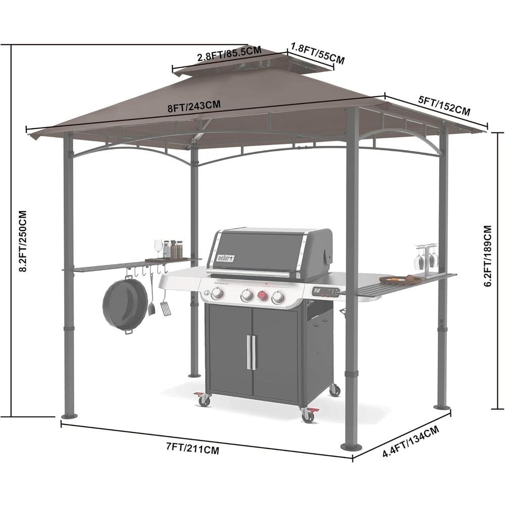 Садовая беседка для барбекю 8х – обзор и цена Outdoor Lighting Gazebo